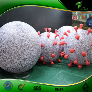 Pallone Gonfiabile Gigante a Forma di Microbione - Palloncino Personalizzato a Tema Germi per Promozione del Marchio di Igienizzanti Mani e Educazione Scientifica Scolastica - Product Image 2