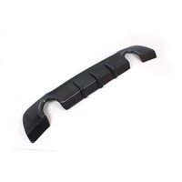 Diffuseur de pare-chocs arrière en fibre de carbone avec finition noire en carbone tissé sergé 3K pour BMW Série 3 E92 E93 325i 335i M-TECH 2005-2009