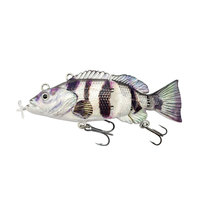 Leurre électrique à hélice auto-nageant 95mm 26g, lumière LED électronique clignotante, leurre rechargeable pour poissons