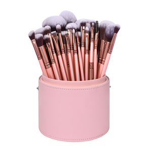 Dailyqueen 30Pcs Rose Gold Tổng Hợp Vegan Tóc Mặt Trang Điểm Bàn Chải Thiết Lập Thanh Lịch Màu Hồng Kabuki Nhãn Hiệu Riêng Cao Cấp - Product Image 2
