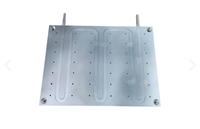 Bloc de refroidissement liquide OEM en aluminium et cuivre 80x80mm, dissipateur thermique pour onduleur et centre de données
