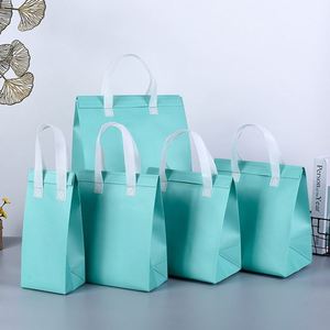 Wholesale Custom Flat Mouth Self Adhesive Small Thermal Bag Food Delivery Insulated <b>Mini</b> Shop <b>Cooler</b> Bags with logo for Food - Product Image 2