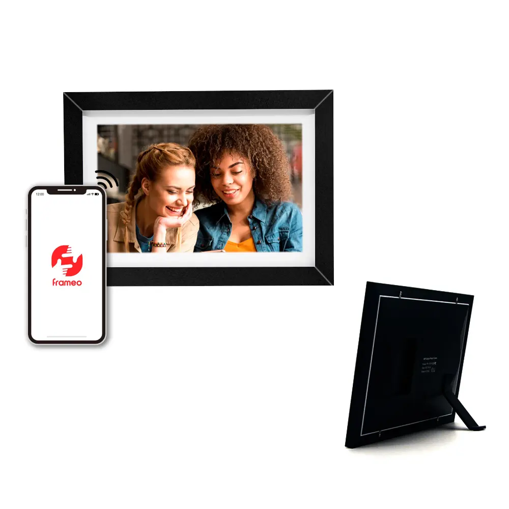 2021 cheap price high resolution touch screen 10 inch wifi cloud digital photo frame with picture video function