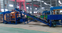 Machine automatique de fabrication de briques et de blocs QT4-15 personnalisée pour démarrage d'entreprise, groupes d'investisseurs et équipement d'usine
