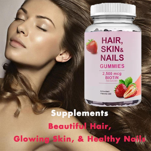 Suplemento Ausreson para Mujeres, Apoya la Salud del Cabello, la Piel y las Uñas, Colágeno, Vitaminas, Biotina, Gomitas para el Crecimiento del Cabello, Uñas y Piel - Product Image 4