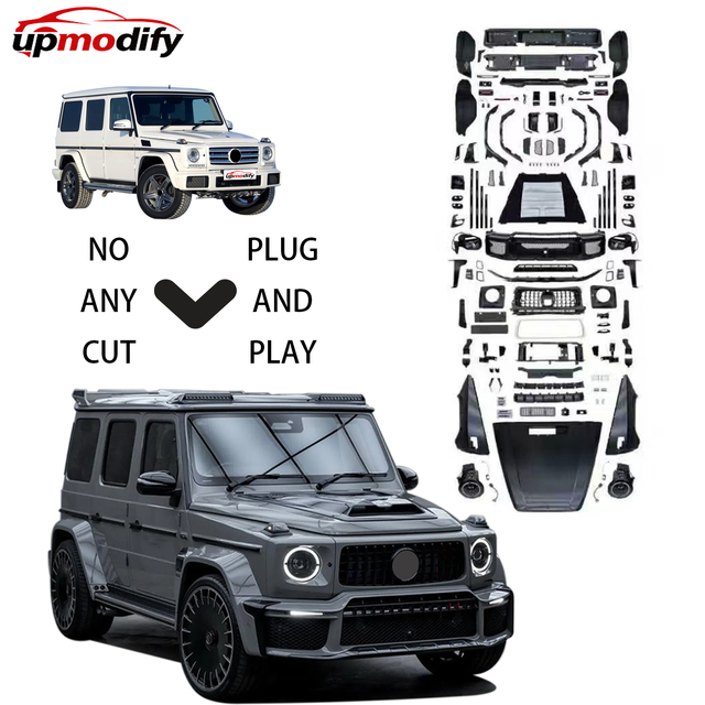 Auto Modification Conversion Old to New Body Kit for Mercedes-Benz G-Class W463 2007-2017 Upgrade to 2025 Barbus W465 Car Bumper