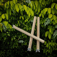 Cage à oiseaux écologique fournitures perchoir bâton en bois pour perroquets et pigeons support suspendu pour support de pigeon