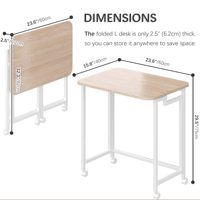 Bureau d'ordinateur mobile pliable sur roulettes, chariot pour ordinateur portable avec roues, bureau portable pour petit espace, canapé, lit