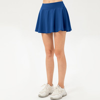 Culottes de fitness respirantes anti-exposition pour femmes jupe de yoga à séchage rapide pour tennis danse entraînement sportif vêtements d'entraînement