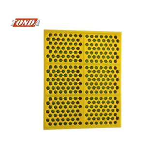 New Silicon Ore Polyurethane Panel Linear Vibrating Screen Mesh Plate Shaker Machine Sieve