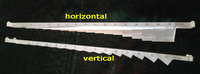 Équipement ophtalmique, optométrie, prisme d'essai, lentille prismatique, prismes verticaux et horizontaux, barre de prismes, outil d'examen de la vue