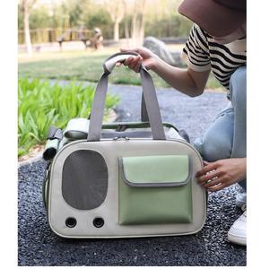 Custom Pet <b>Carrier</b> Bag Large Capacity Handheld Portable <b>Cat</b> Dog Bag for Travel with Adjustable Strap and Ventilation Windows - Product Image 1