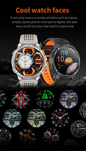 Reloj Inteligente HT33 con Pantalla HD de 1.7 Pulgadas, IP68, Monitor de Ritmo Cardíaco, Batería de Larga Duración, Reloj Inteligente Deportivo para Exteriores HT33 - Product Image 3