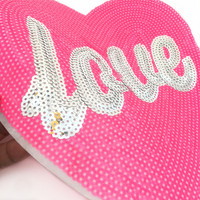 Patchs thermocollants personnalisés en feutre non tissé avec grandes lettres « Mama » en chenille appliquée, broderie cœur, paillettes et sequins pour vêtements
