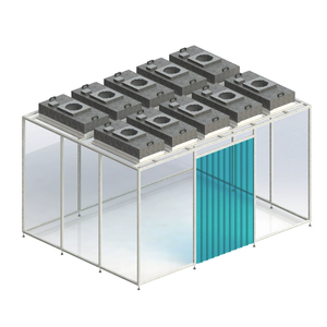 Cabina di Produzione GMP Personalizzata con Filtro HEPA a Parete Rigida <span class=keywords><strong>in</strong></span> Acrilico, Motore ad Alta Efficienza, FFU, Camera Bianca, Nuova - Product Image 3