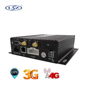 LSZ H.264 4 Channels Dual 512GB SD Card MDVR AHD 1080P Mobile DVR With GPS 4G For Trailer Van Truck Bus Taxi Vehicle Train Car