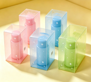 Caja de Embalaje Transparente Cuadrada de Plástico PET para Cosméticos con Impresión a Color Personalizada - Product Image 2