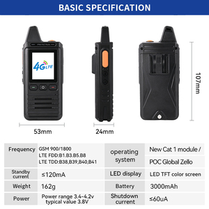 ET-C18 Portable 4G LTE PoC Radio Long Range GPS Walkie Talkie Nationwide Global Real PTT Platform Sim <b>Card</b> Public <b>Network</b> Radio - Product Image 5