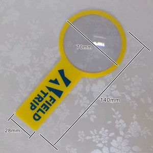 <span class=keywords><strong>Loupe</strong></span> de poche HD 3x à poignée ronde, en PVC écologique, 140x70mm, idéale pour les personnes âgées et les étudiants, directement de l'usine - Product Image 2