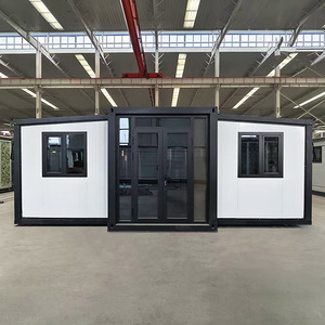 Casa de contenedores aislada prefabricada de 20 pies y 40 pies, 2-5 dormitorios, pequeño inodoro de Villa, diseño expandible para uso en centros comerciales y hoteles - Product Image 4