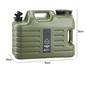 Cubo de almacenamiento de agua cuadrado para acampar al aire libre de 12L con grifo Cubo para beber portátil para el hogar de gran capacidad - Product Image 6
