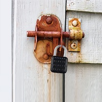 Mini cadenas électronique à combinaison en alliage de zinc et acier inoxydable, étanche IP65, type D, pour armoire, casier, porte, serrure à code