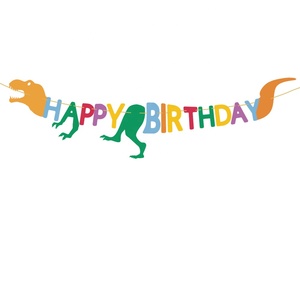 Fournitures de fête d'<span class=keywords><strong>anniversaire</strong></span> de <span class=keywords><strong>dinosaure</strong></span> comprenant bannière, assiettes, tasses, serviettes, <span class=keywords><strong>nappe</strong></span> ensemble de fournitures de vaisselle de fête de <span class=keywords><strong>dinosaure</strong></span> - Product Image 5