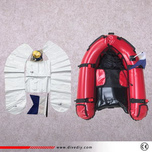 Galleggiante gonfiabile per pesca subacquea e Abalone/barca per apnea con bandiera - Product Image 3