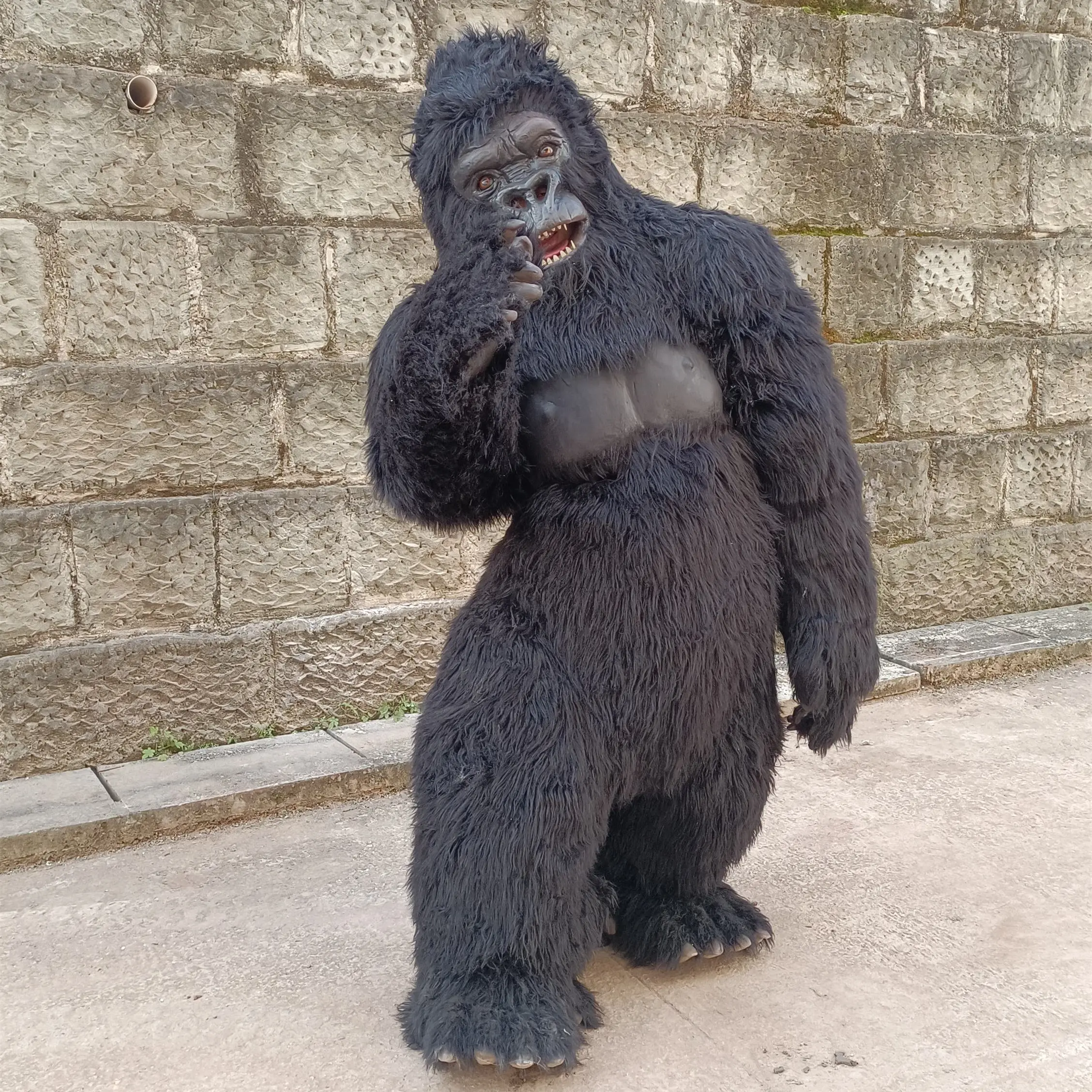 Animatronic Gorilla Animatronic animale di qualità superiore a grandezza naturale simulazione Animatronic Gorilla costume animale costume