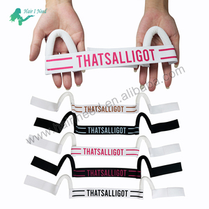 Fascia di pizzo personalizzata a buon mercato per donne fascia elastica bassa per la testa di MOQ - Product Image 1