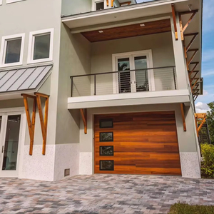 <span class=keywords><strong>Puerta</strong></span> Seccional Enrollable Inteligente de Aluminio y Acero Moderna Personalizada ZS con Motor y Control Remoto para Granjas, Almacenes y Garajes - Product Image 2