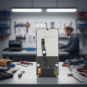 Pantalla Táctil LCD Para Huawei P30 Lite Sin Marco Paquete de Servicio Original Negro - Product Image 3