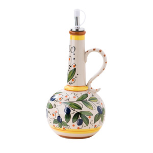 Bottiglia per Olio d'Oliva <span class=keywords><strong>in</strong></span> <span class=keywords><strong>Ceramica</strong></span> Smaltata con Coperchio, Stile Retrò di Lusso, Capacità 0.5-1L, Vendita all'Ingrosso Transfrontaliera - Product Image 5