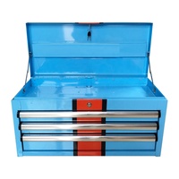Armoire à outils de garage mobile sur roulettes, chariot d'atelier en fer à double niveau personnalisable avec 8 tiroirs, armoire à outils en acier robuste