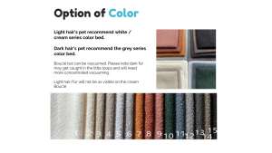 Cama ortopédica para perros de espuma viscoelástica Boucle Yarn, cama <span class=keywords><strong>Premium</strong></span> para mascotas, comodidad y soporte - Product Image 5