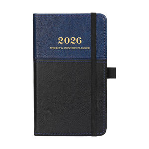 Agenda 2026 Plan A5 à spirale, écologique, haute qualité, aspect soyeux, en anglais, personnalisable - Product Image 1