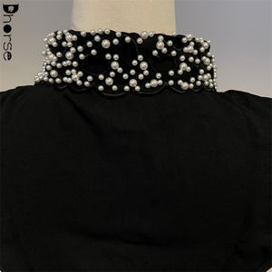 여성용 화이트 칼라 목걸이 탈착식 페르시 칼라 탈착식 액세서리 피터 팬 칼라 - Product Image 5