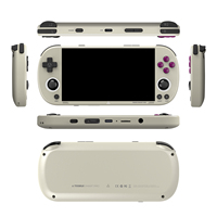 Promotion Exceptionnelle Console de Jeu Portable Trimui Smart Pro Grise 64 Go Écran IPS 4,96 Pouces 1280x720 Batterie 6+ Heures Prend en Charge le Réseau Sans Fil