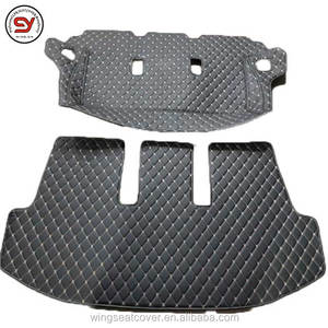 เสื่อปูท้ายรถ,พรมปูพื้นรถยนต์ทำจากหนัง Pvc ปักลายเข้ารูปสำหรับ Toyota Fortuner - Product Image 3
