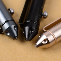 Stylo tactique durable Stylo de poche EDC Stylo à corps en aluminium avec brise-vitre d'urgence