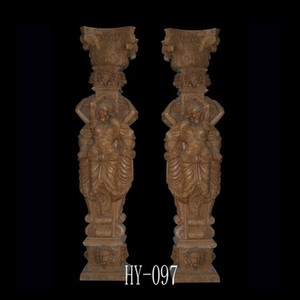 Fabrieksprijs Marmeren Pilaren Vierkant Wit Marmeren Pilaar Rond Marmeren Pilaarontwerp - Product Image 6