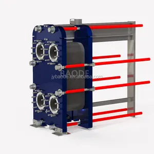 BS200 Beer To Water Heat Exchanger Plate Wort Chiller With Ce Certification Plate Heat Exchanger For Cold Room Refrigeration Uni