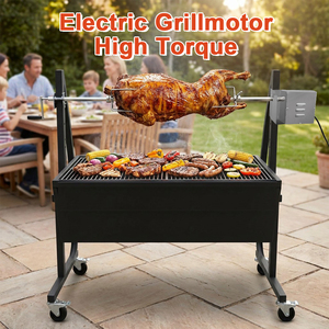 <span class=keywords><strong>Motor</strong></span> para <span class=keywords><strong>Asador</strong></span> Grillmotor <span class=keywords><strong>de</strong></span> Alta Resistencia, 70 kg, Silencioso, 1-10 RPM, Batería <span class=keywords><strong>de</strong></span> 10000 mAh, Acero Inoxidable - Product Image 3