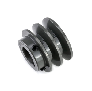 Poulie à double gorge pour courroie trapézoïdale 90-2A, bloc de traction, alésage intérieur 18/19/20/22 mm, fonte, support de transmission, OEM disponible - Product Image 3