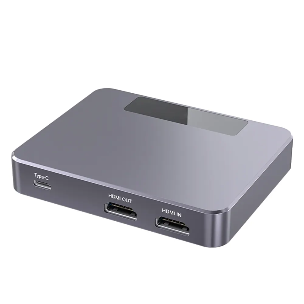 4K HDMI 입력 USB 3.2 Gen1 HD 레코더 게임 비디오 라이브 스트리밍 어댑터 캡처 카드 마이크 라인 인 오디오 출력