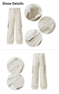 TKAN335 vente en gros de coton de luxe activités de plein air pantalons décontractés grande taille homme pantalon multi-poches Baggy Cargo pour pantalon de voyage - Product Image 3