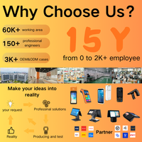 Système de TPV Mobile Hors Ligne Android 14.0 Portable avec Connectivité USB, Terminal de Paiement et Lecteur de Carte Bancaire & Prise en Charge NFC GMS