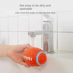 Balle de jeu pour chien résistante aux morsures pour le nettoyage des dents, fournisseur OEM/ODM, idéale pour l'entraînement des <span class=keywords><strong>Golden</strong></span> <span class=keywords><strong>Retriever</strong></span> et des Corgi, soulagement de l'ennui pour les animaux de compagnie - Product Image 4