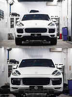 Kit de carrosserie d'origine pour Porsche Cayenne 958.2 2015-2017 mise à niveau vers Turbo + GTS accessoires de voiture pare-chocs avant de voiture passages de roue de voiture