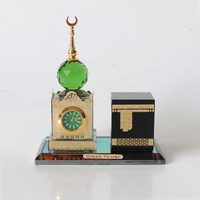 Tour d'horloge de la mosquée en cristal, modèle Kaaba, pour Souvenirs artisanaux musulmans, décoration islamique, ramadan, nouvelle collection